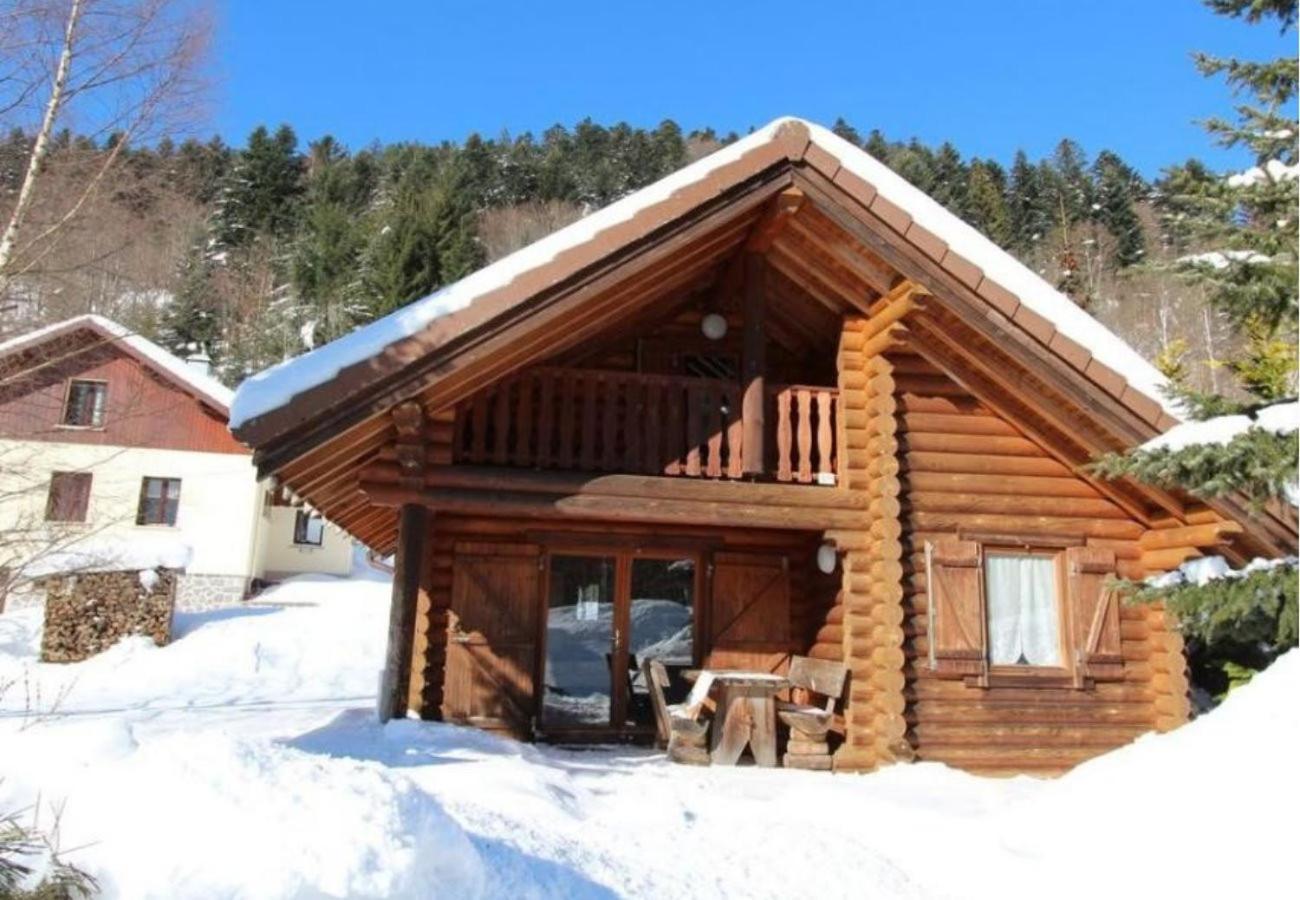 L'Ours Noir Chalet En Rondins La Bresse Bagian luar foto