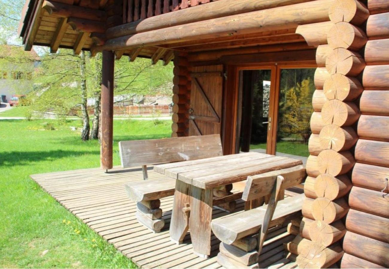 L'Ours Noir Chalet En Rondins La Bresse Bagian luar foto