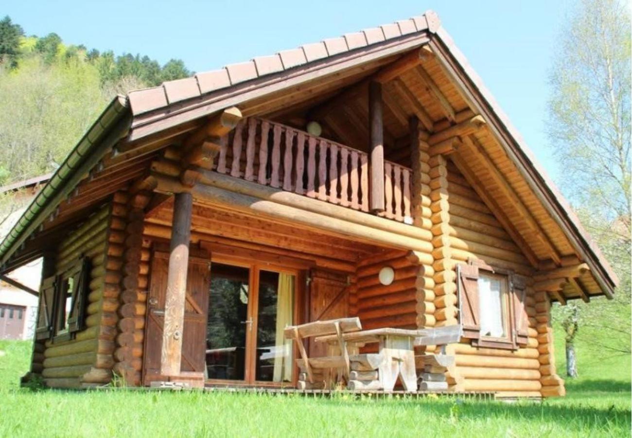 L'Ours Noir Chalet En Rondins La Bresse Bagian luar foto