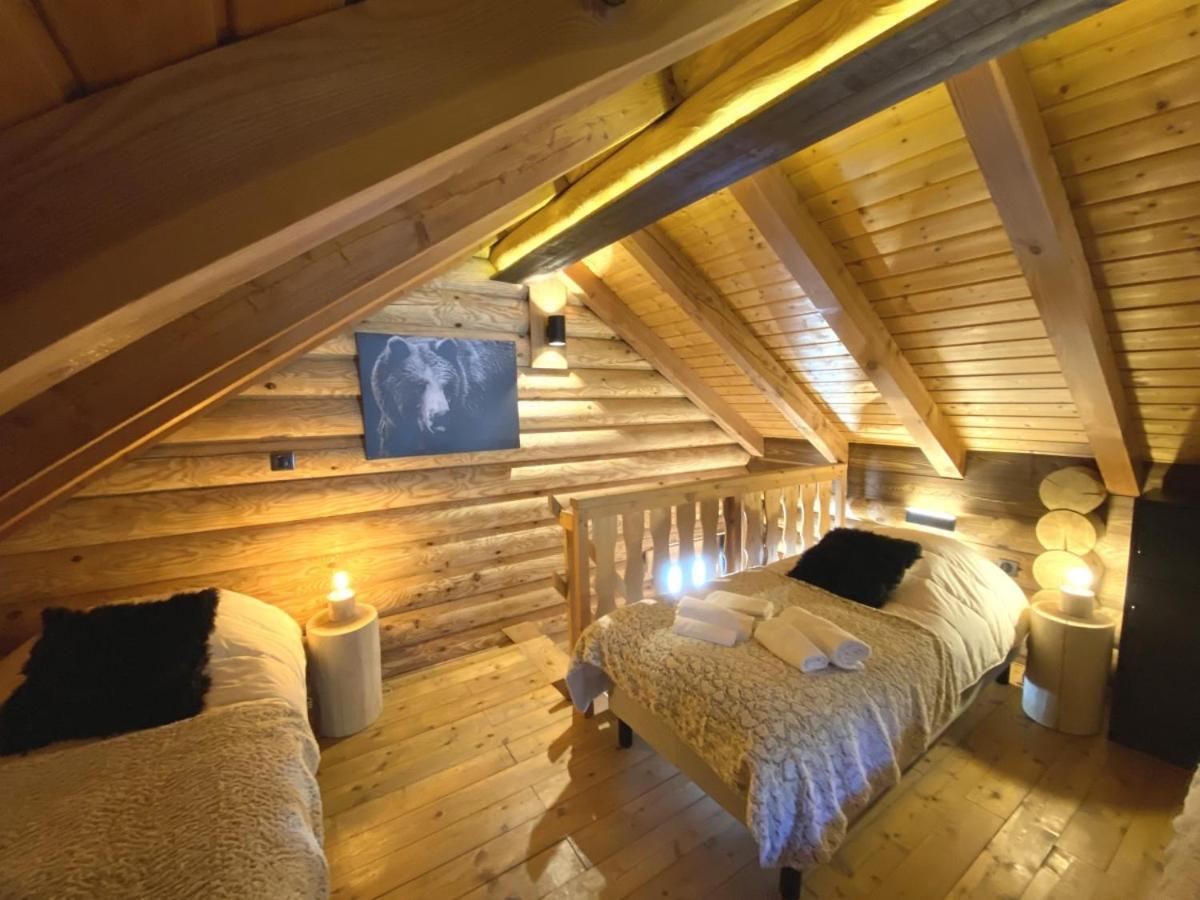 L'Ours Noir Chalet En Rondins La Bresse Bagian luar foto