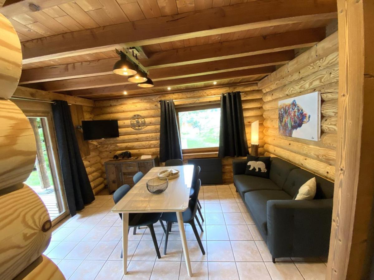L'Ours Noir Chalet En Rondins La Bresse Bagian luar foto