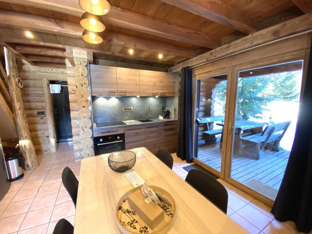 L'Ours Noir Chalet En Rondins La Bresse Bagian luar foto